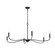 Ilia Six Light Chandelier in Matte Black (54|P400464-31M)