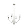 Jheni Four Light Chandelier in Brushed Nickel (54|P400453-009)