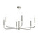 Reines Six Light Chandelier in Brushed Nickel (54|P400448-009)