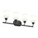 Reines Four Light Bath Vanity in Matte Black (54|P300580-31M)