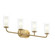 Mack Four Light Bath Vanity in Brushed Gold (54|P300577-191)