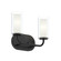 Mack Two Light Bath Vanity in Matte Black (54|P300575-31M)
