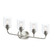 Ilia Four Light Bath Vanity in Brushed Nickel (54|P300574-009)