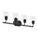 Reines Four Light Bath Vanity in Matte Black (54|P300568-31M)
