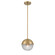 Luniva One Light Mini Pendant in Legacy Brass (7|10126-732)