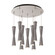 Robson LED Pendant in Brushed Nickel (347|MP42502BN-09)