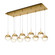 Pluto LED Pendant in Brushed Gold (347|MP402801BG-10)