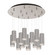 Cameo LED Pendant in Brushed Nickel (347|MP401431BN-13)