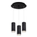 Cameo LED Pendant in Black (347|MP401431BK-03)