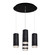 Cameo LED Pendant in Black (347|MP401431BK-05)