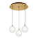 Bolla LED Pendant in Brushed Gold (347|MP3106BG-03)