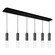 Lena LED Pendant in Black (347|MP21703BK-06)