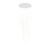 Chute LED Pendant in White (347|MP14924-WH-UNV-010)