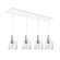 Samson LED Pendant in White/Clear Glass (347|MP12506WHCL-04)