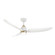 Hugo 52'' Ceiling Fan in Brushed Gold/Matte White (347|CF72952-BG/WH-5CCT)