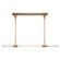Edwin LED Linear Pendant in Vintage Brass/Frosted Ribbed Glass (452|LP348148VBFR-UNV)