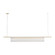 Trace LED Linear Chandelier in Hand-Rubbed Antique Brass (182|PBLS80727HABEG)