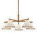 Stoney Five Light Chandelier in Patina Brass (67|F2540-PBR)