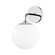 Stella One Light Wall Sconce in Polished Nickel (428|H105101-PN)