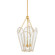 Clarisse Three Light Lantern in Aged Brass (428|H1132703-AGB/SBQ)