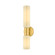 Violetta Two Light Wall Sconce in Aged Brass (428|H1126102-AGB)