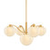 Kristen Five Light Chandelier in Aged Brass (428|H1093805-AGB)