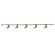 Paolo LED Ceiling Kit in Brushed Gold (347|TR5C4-S25925-BG)