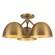 Fosso Three Light Semi-Flush Mount in Brushed Gold (347|SF13317-BG)