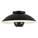 Umbra One Light Semi-Flush Mount in Black (347|SF11914-BK)