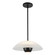 Umbra One Light Pendant in Opal Glass/Black (347|PD11914-OP/BK)