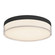 Quara LED Flush Mount in Black (347|FM7-251-BK)