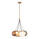 Bolla LED Chandelier in Brushed Gold/Mixed Glass (347|CH3117-BG/MGL)