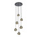 Pallina Six Light Chandelier in Satin Black Nickel (33|529552SBN)