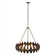 Vittoria Six Light Chandelier in Pearlized Antique Brass (33|529055PAB)