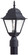 Bay Hill One Light Post Mount in Black (7|9066-66)