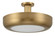 Macey LED Semi-Flush Mount in Antique Brass (40|50390-021)