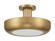 Macey LED Semi-Flush Mount in Antique Brass (40|50389-025)