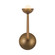 Spade LED Bathroom Vanity in Vintage Brass (452|WV313103VB)