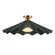 Furrow One Light Semi-Flush Mount in Pine Green (452|SF354125PGN)