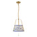 Scout Two Light Pendant in Brushed Gold/Blue Linen (452|PD675213BGBL)