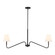 Sloan Two Light Linear Pendant in Matte Black/White Linen (452|LP445242MBWL)