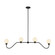 Beckett Four Light Linear Pendant in Matte Black (452|LP408148MB)