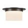 Mineral Two Light Flush Mount in Urban Bronze/Matte Opal Glass (452|FM360115UBOP)