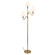 Sloan Three Light Floor Lamp in Brushed Gold/White Linen (452|FL445368BGWL)