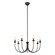 Ember Seven Light Chandelier in Matte Black (452|CH419726MB)