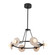 Dahlia LED Chandelier in Urban Bronze/Alabaster (452|CH346028UBAR)