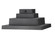 Pier Mounts Outdoor Pier Mount in Sand Black (224|LSQPM-BK)