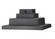 Pier Mounts Outdoor Pier Mount in Sand Black (224|LSQPM-BK)