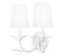Aslin Two Light Wall Sconce in Textured White (224|830-2S-TXWH)
