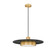Ludo LED Pendant in Matte Black + Modern Gold (224|829P20-MB-MGLD-LED)